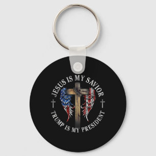 Jesus ist mein Retter Trump ist mein Präsident 202 Schlüsselanhänger