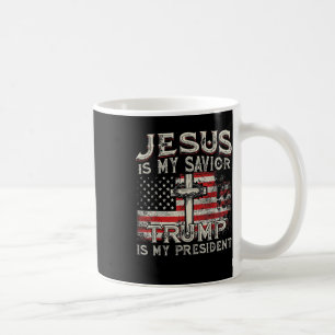 Jesus ist mein Retter Trump ist mein Präsident Ame Kaffeetasse