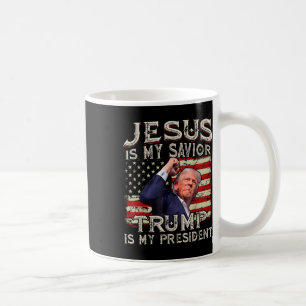 Jesus ist mein Retter Trump ist mein Präsident Ame Kaffeetasse