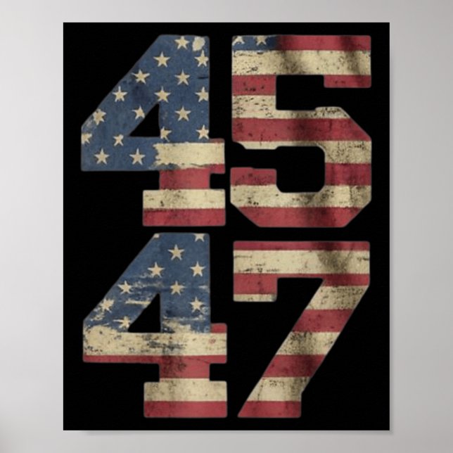 Jesus ist mein Retter Trump ist mein Präsident Ame Poster (Vorne)