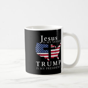 Jesus ist mein Retter Trump ist mein Präsident, di Kaffeetasse