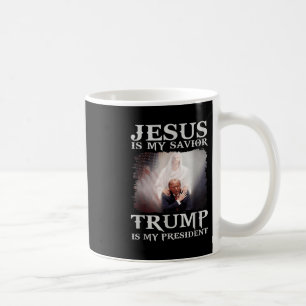 Jesus ist mein Retter Trump ist mein Präsident Kaffeetasse