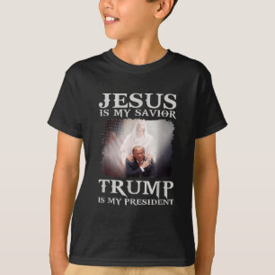 Jesus ist mein Retter Trump ist mein Präsident T-Shirt