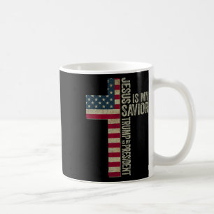 Jesus ist mein Retter Trump ist mein Präsident Tru Kaffeetasse