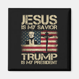Jesus ist mein Retter Trump ist mein Präsident Tru Magnet