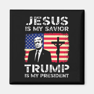 Jesus ist mein Retter Trump ist mein Präsident Tru Magnet