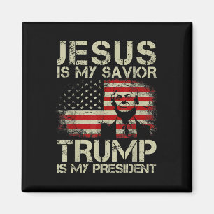 Jesus ist mein Retter Trump ist mein Präsident Tru Magnet