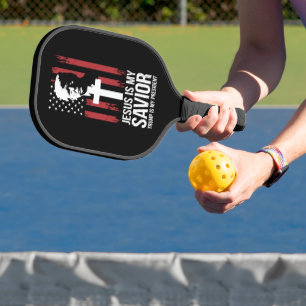 Jesus ist mein Retter Trump ist mein Präsident Tru Pickleball Schläger