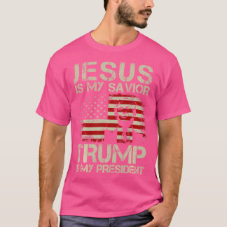 Jesus ist mein Retter Trump ist mein Präsident Tru T-Shirt