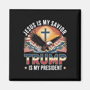 Jesus ist mein Retter Trump ist mein religiöser Pr Magnet