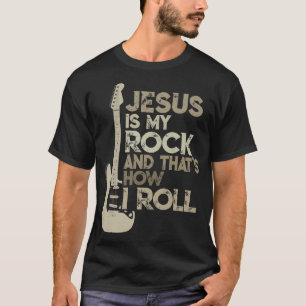 Jesus ist mein Rock und so nehme ich Hemdtaschen. T-Shirt