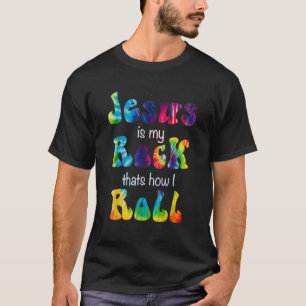 Jesus ist mein Rock Vintagen lustigen Christlichen T-Shirt