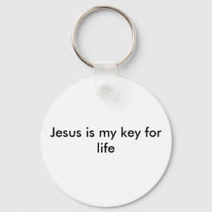 Jesus ist mein Schlüssel für das Leben Schlüsselanhänger