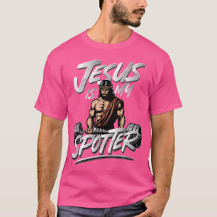 Jesus ist mein Spotter Epic Christlich Gym T-Shirt