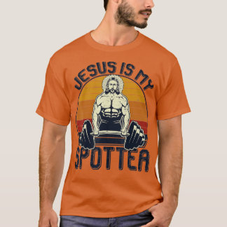Jesus ist mein Spotter Funny Christliches Weishebe T-Shirt