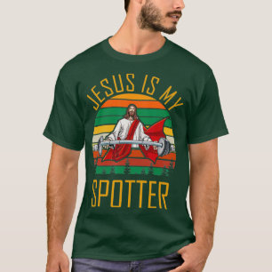 Jesus ist mein Spotter Retro Vintag Christlich T-Shirt