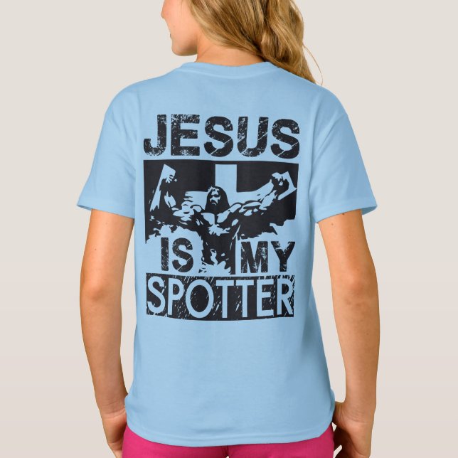 Jesus ist mein Spotter T-Shirt (Rückseite)