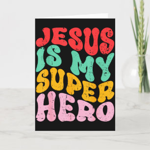 Jesus ist mein Superheld - Christlich religiös  Karte