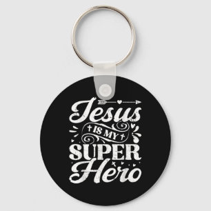 Jesus ist mein Superheld - Christlich religiös Schlüsselanhänger
