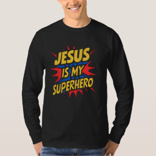 Jesus ist mein Superheld Christlicher Gott Religiö T-Shirt