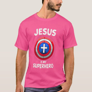 Jesus ist mein Superheld Christlicher Gott Religiö T-Shirt