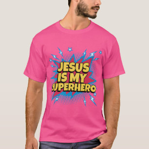 Jesus ist mein Superheld - Cool Christlich T-Shirt