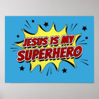 Jesus ist mein Superhelden und Christlicher Glaube