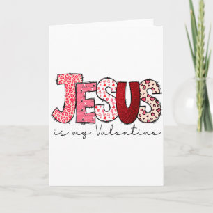 Jesus ist mein Valentin Christlicher Glaube Religi Karte