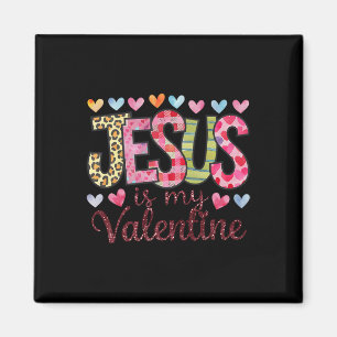 Jesus ist mein Valentiner Religiöser Gott Christli Magnet