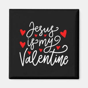 Jesus ist mein Valentins-Shirt Christlicher Valent Magnet