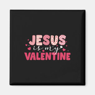 Jesus ist mein Valentinsherz V-Day Christliche Jun Magnet