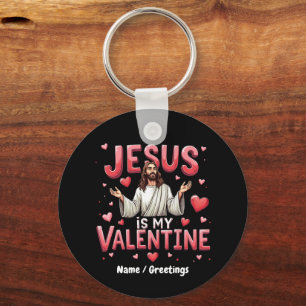 Jesus ist mein Valentinstag - Feiern Sie Liebe mit Schlüsselanhänger