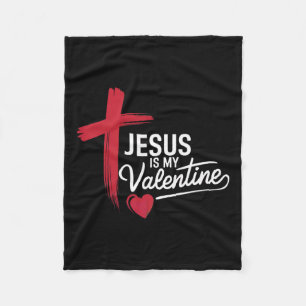 Jesus ist meine Christliche Liebe des Valentins Fleecedecke