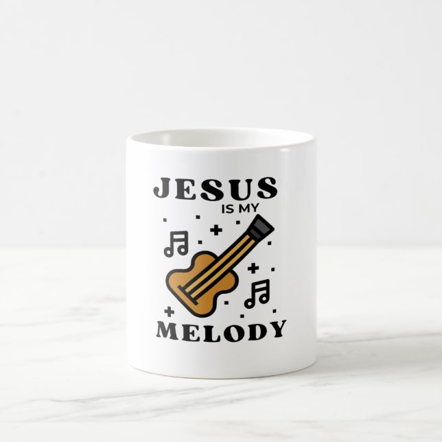 Jesus ist meine Melody-Tasse Kaffeetasse (Mittel)
