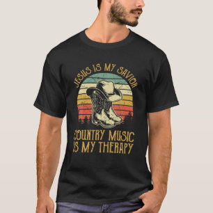 Jesus ist meine Retter-Country-Musik ist meine The T-Shirt