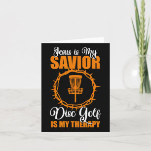 Jesus ist meine Retter-Disk Golf-Therapie Disc Gol Karte