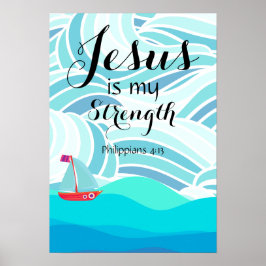 Jesus ist meine Stärke Poster