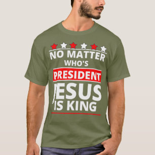 Jesus ist noch König Patriotischer Christlicher Gl T-Shirt
