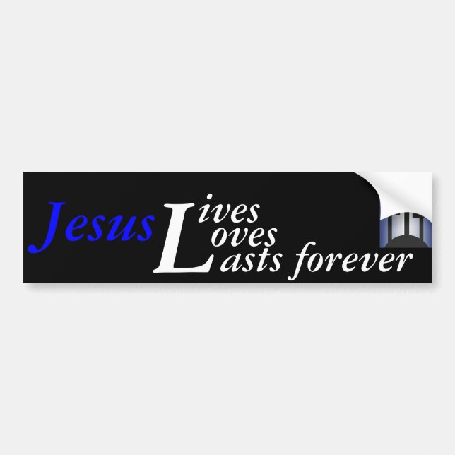 Jesus ist V Autoaufkleber (Vorne)