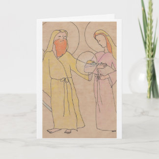 Jesus Joseph und Maria Karte