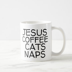 JESUS KAFFEE KATZE NICKERCHEN KAFFEE-MUGS KAFFEETASSE