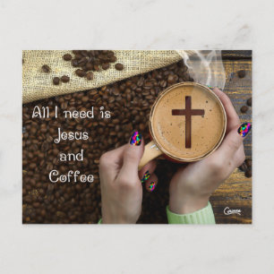 Jesus & Kaffee - Postkarte