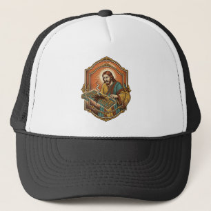 Jesus Kaffee verschüttet Mechanische Tastatur kapu Truckerkappe