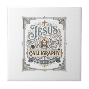 Jesus-Kalligrafie Heilige Beschriftung Jesus Kalli Fliese