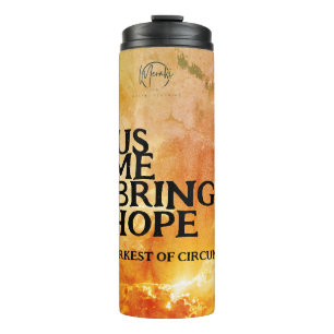 Jesus kam uns Hoffnung zu bringen Thermosbecher