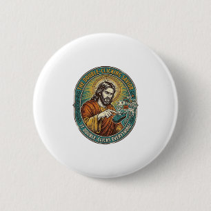 Jesus kaputte Doppelklick-Maus IT-Büro-Technik  Button
