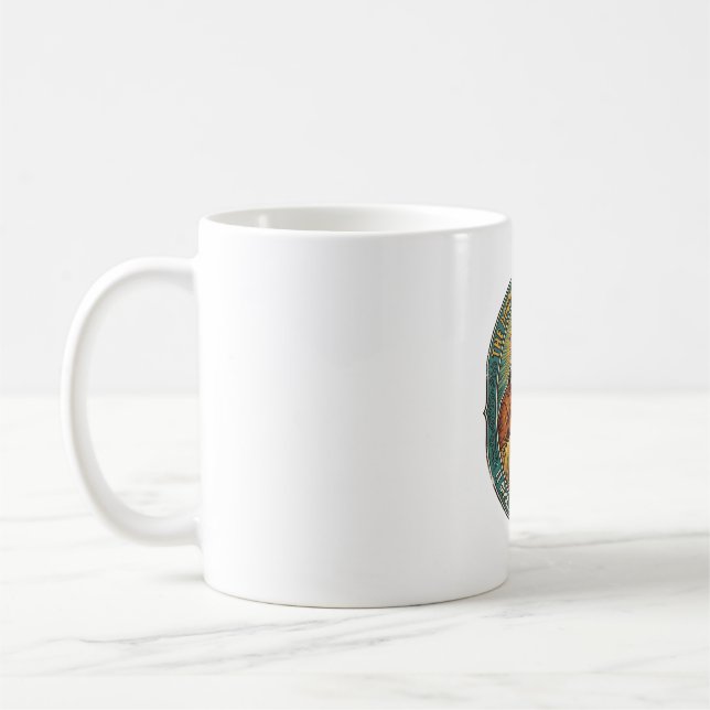 Jesus kaputte Doppelklickmaus IT Büro Tech  Kaffeetasse (Links)