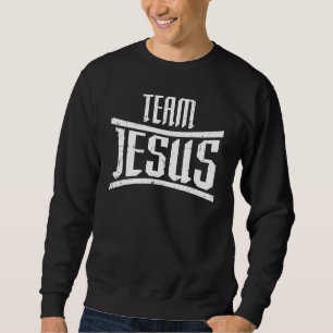 Jesus katholischer Jesus Religiöse Christliche Män Sweatshirt