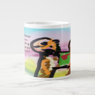 Jesus keine Sorge Jumbo-Tasse