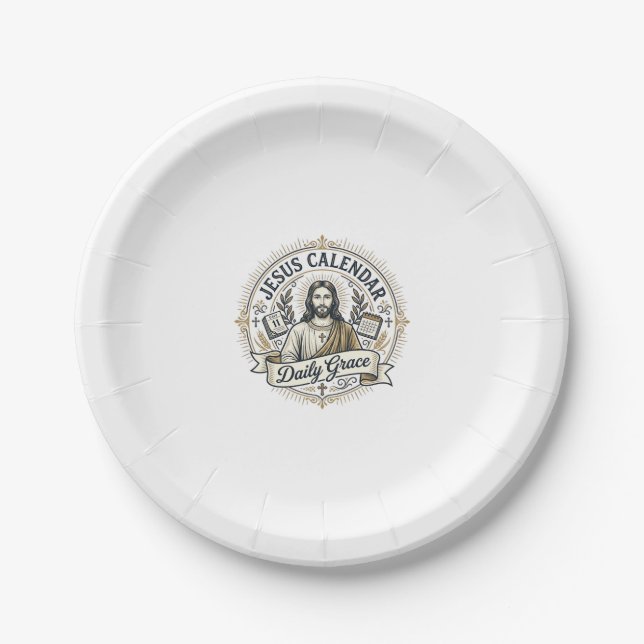 Jesus-Kender-Tagesgnade Jesus-Kender-Tagesgnade Pappteller (Vorderseite)